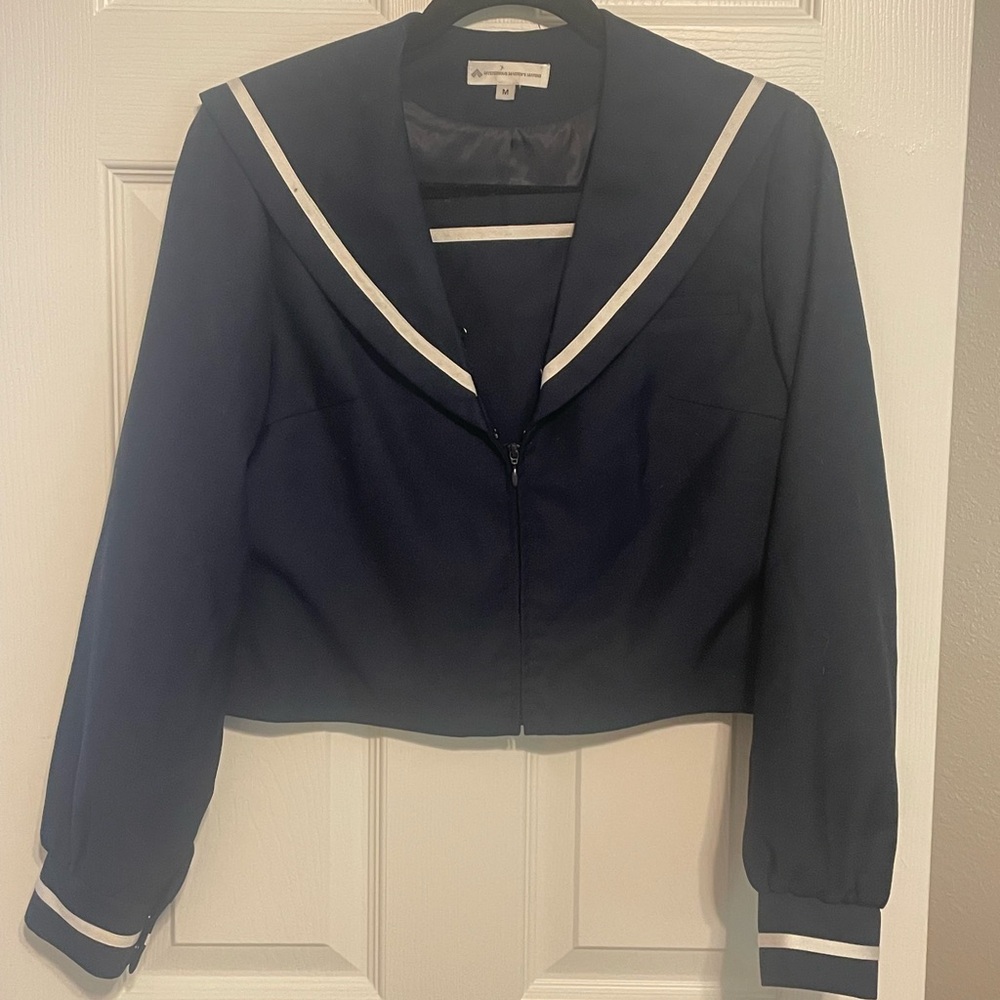 Vintage Navy Blue Sailor Jacket